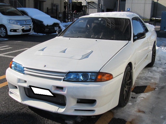 日産 スカイライン BNR32 GT-R キーレス（リモコンドアロック）埼玉県さいたま市 出張取付 | カーナビ・ドライブレコーダーの出張取り付け /  川崎市のサンライズガレージ(Sunrise Garage)